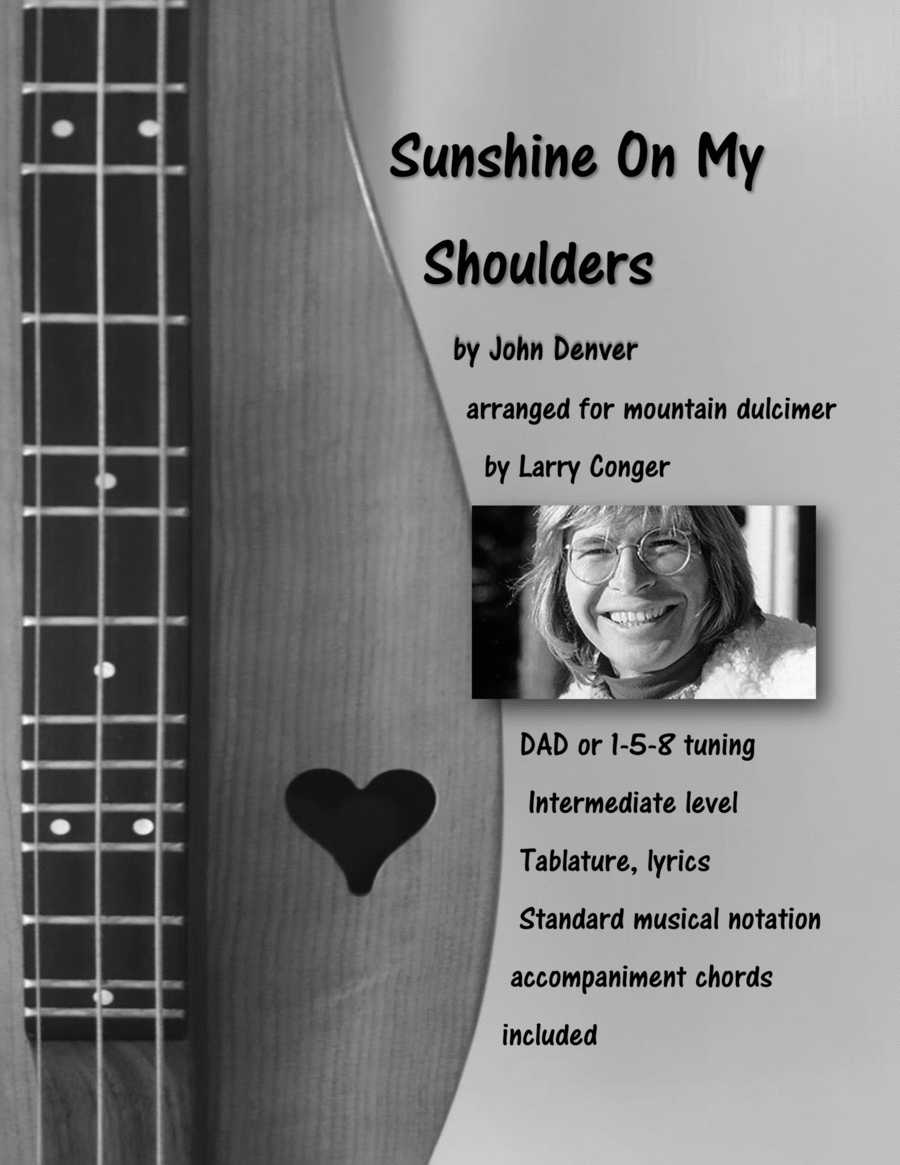 Love Song Lyrics for:Sunshine On My Shoulder-John Denver with chords.