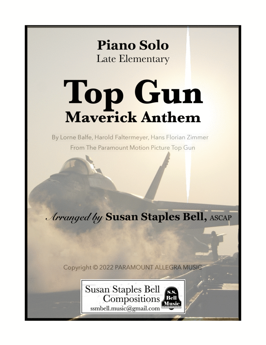 Top Gun: Maverick (main Theme) by Harold Faltermeyer - Easy Piano - Digital  Sheet Music