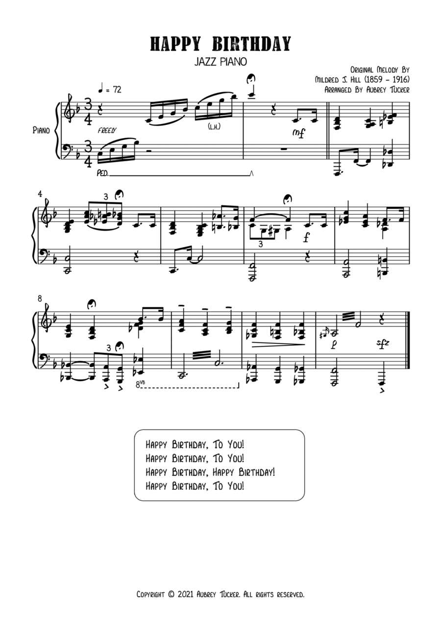Happy jazz piano sales