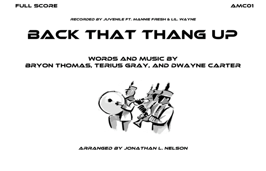 Back That Azz Up - Marching Band - Digital Sheet Music | Sheet Music Plus