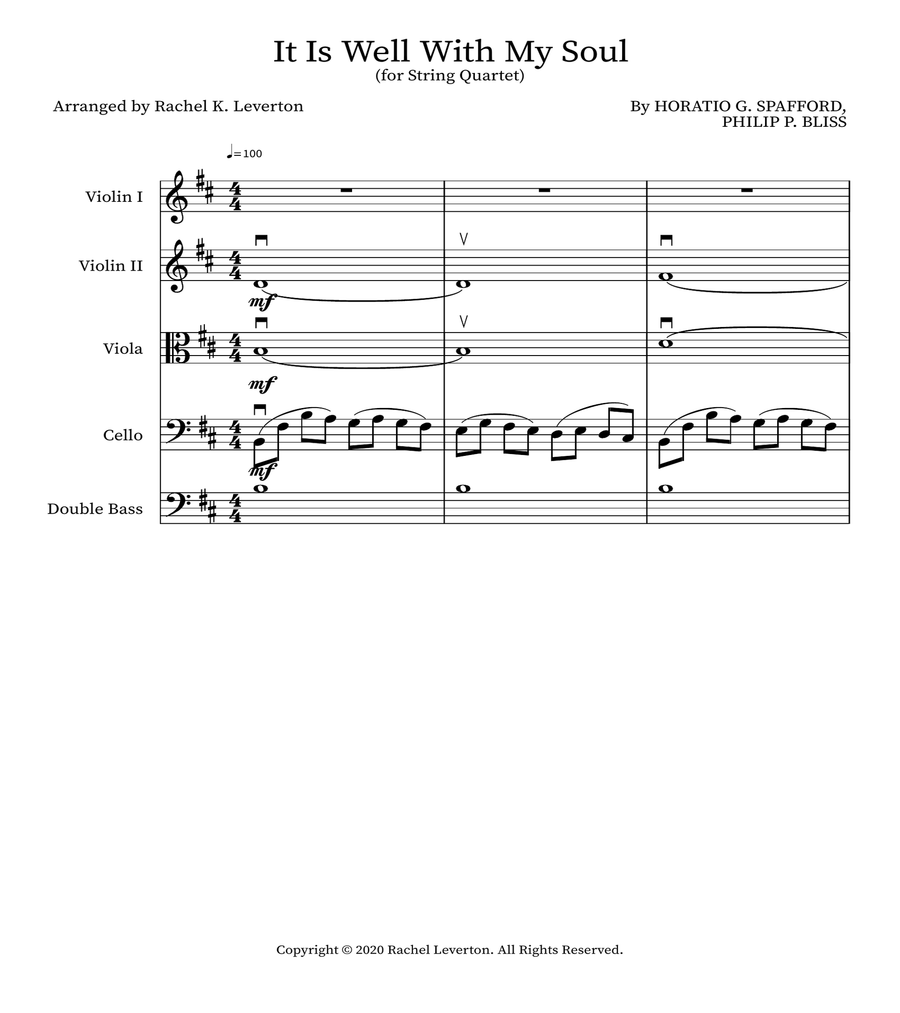 It Is Well With My Soul by Philip P. Bliss Small Ensemble Digital Sheet Music Sheet Music Plus