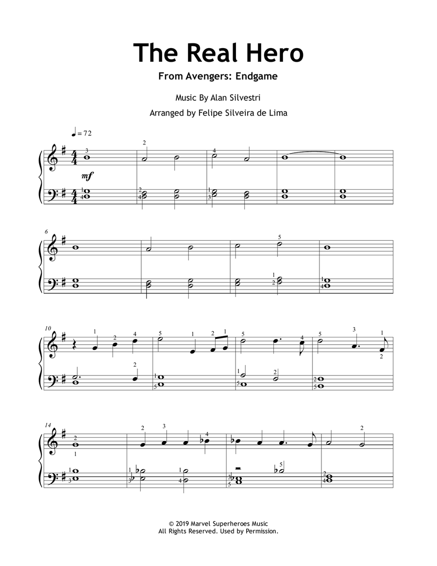 End Game sheet music for piano solo (PDF-interactive)