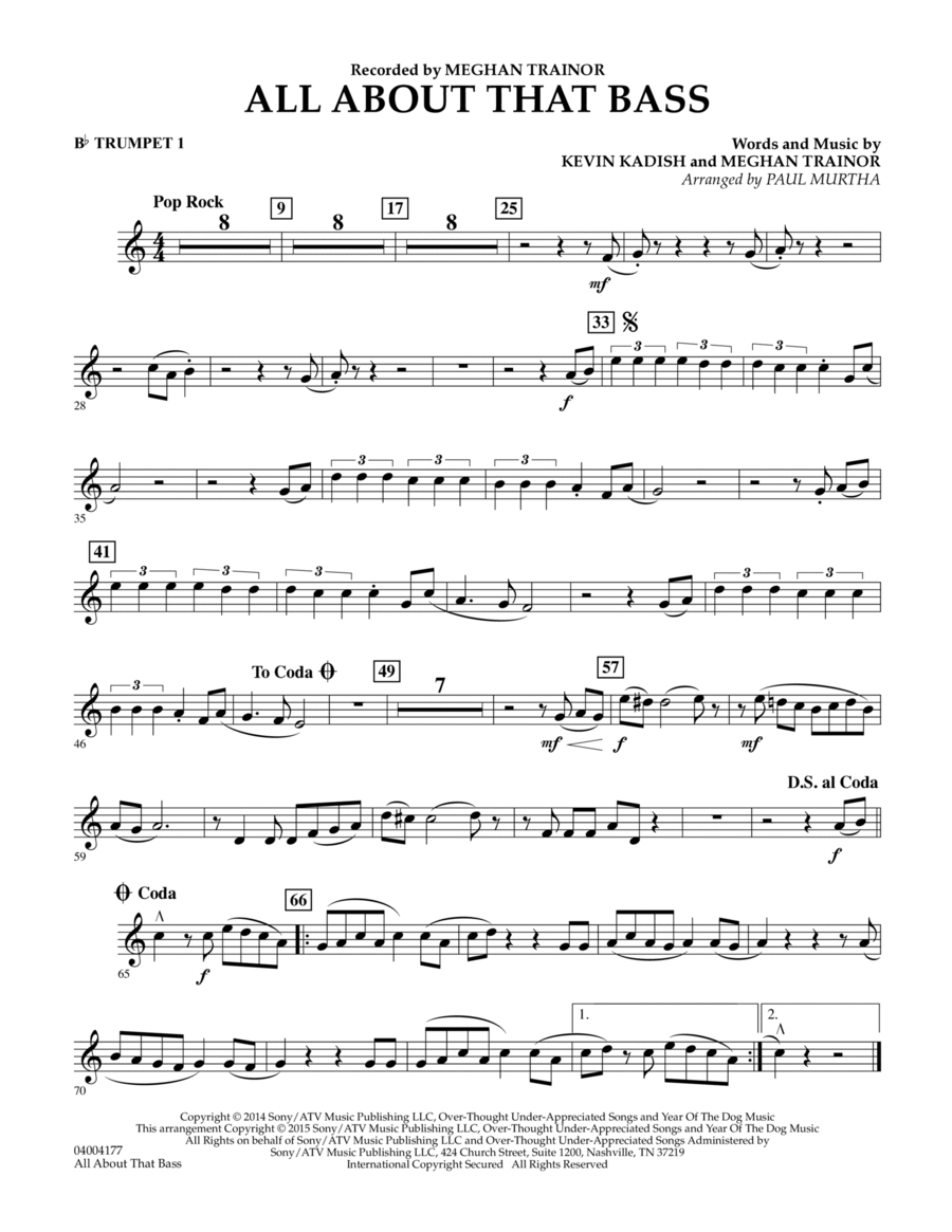 Tell Me Why? Sheet music for Piano, Bass guitar, Bongo, Trumpet in c (Mixed  Quartet)