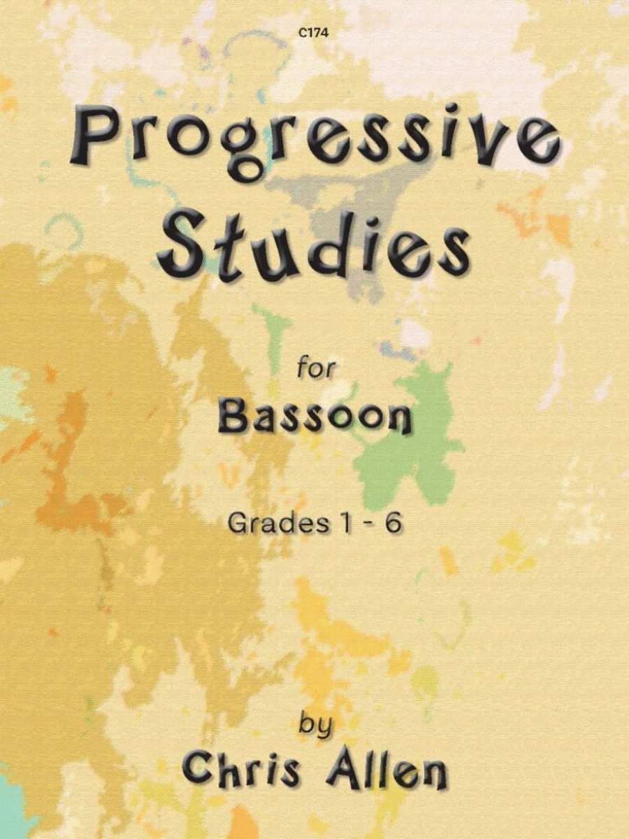 Progressive Studies for Bassoon by Chris Allen Bassoon Solo Sheet
