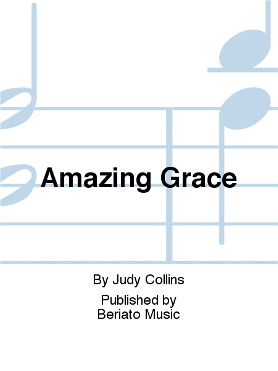 Amazing Grace by Judy Collins Accordion Orchestra Sheet Music