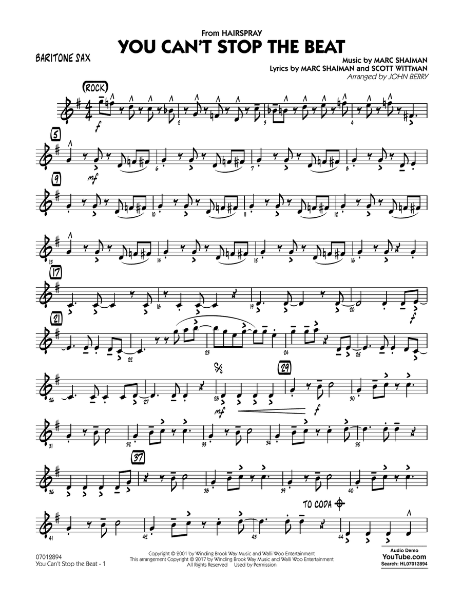 Sparta Remix Sheet music for Piano, Saxophone baritone, Timpani,  Glockenspiel (Mixed Quartet)