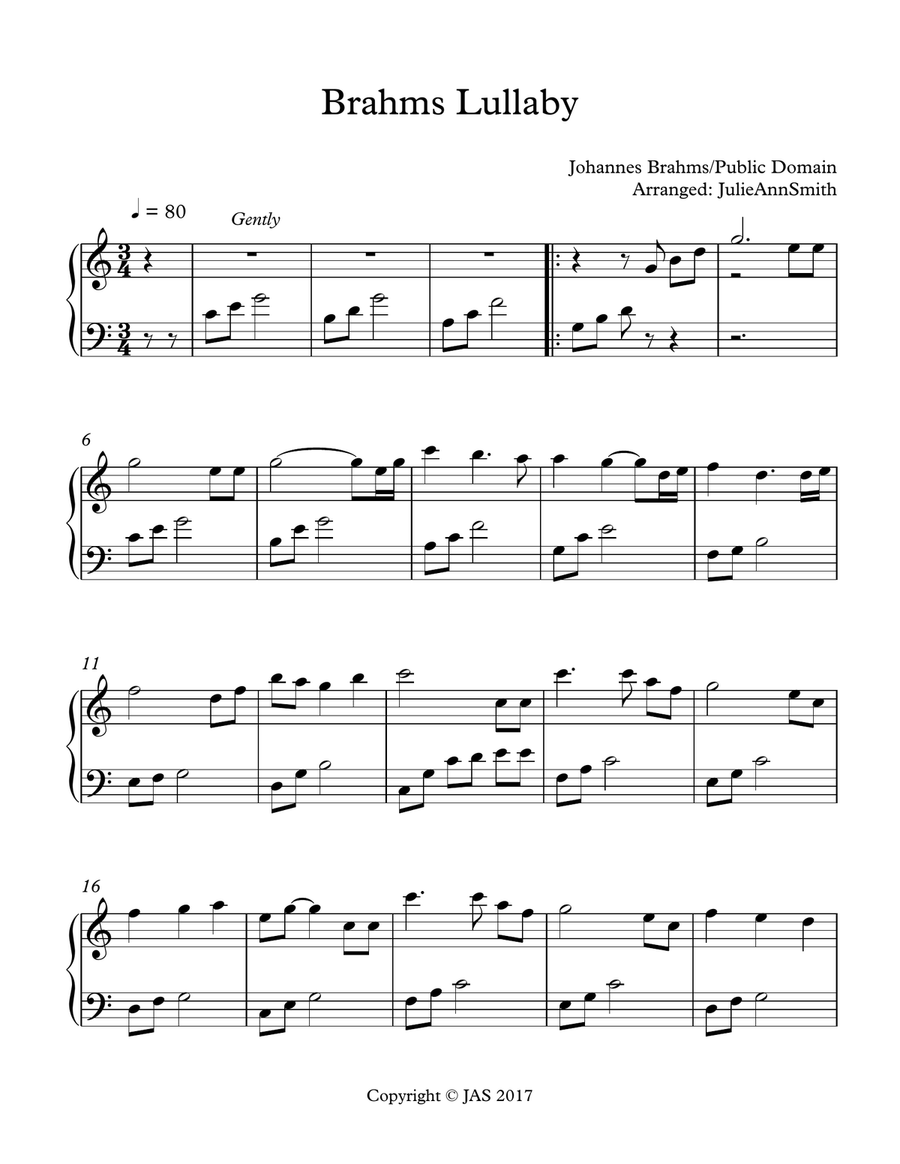 Brahms lullaby piano deals