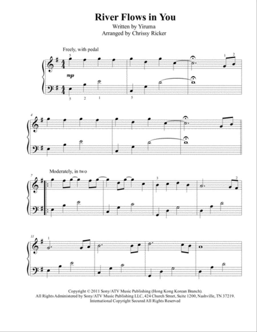 Simply piano river flows in you deals
