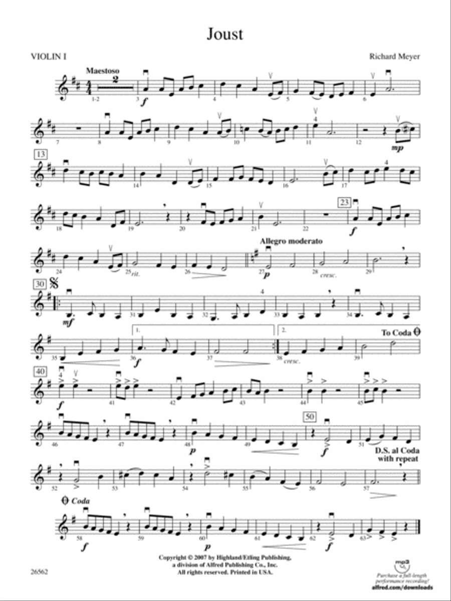 1st violin clearance