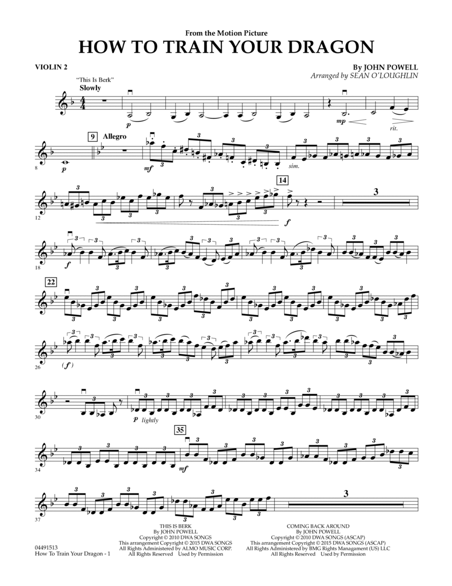 The Dragon Charmer Sheet music for Violin (Solo)
