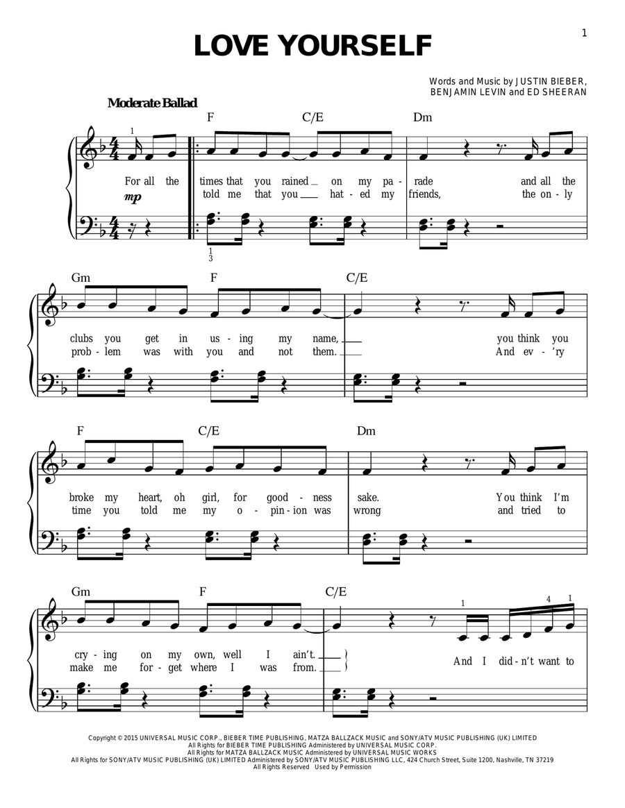 Where Are U Now by Justin Bieber - Piano, Vocal, Guitar - Digital Sheet  Music