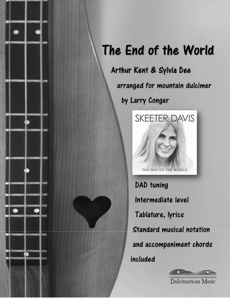 Song lyrics with guitar chords for The End Of The World