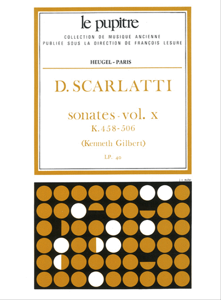Sonates Volume 10 K458 - K506 by Domenico Scarlatti - Harpsichord