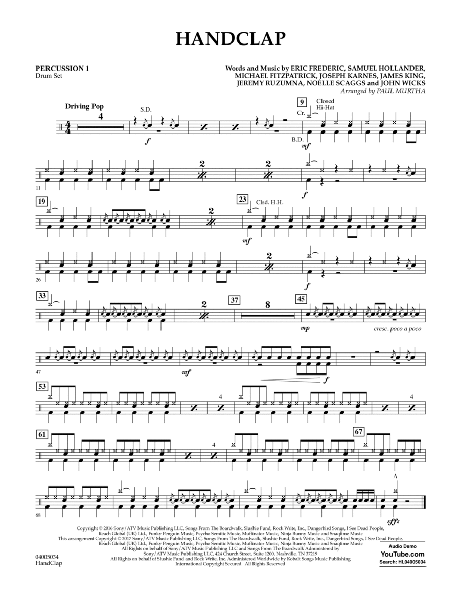 Epic Gaming Themes - Percussion 1 by Paul Murtha - Concert Band - Digital  Sheet Music