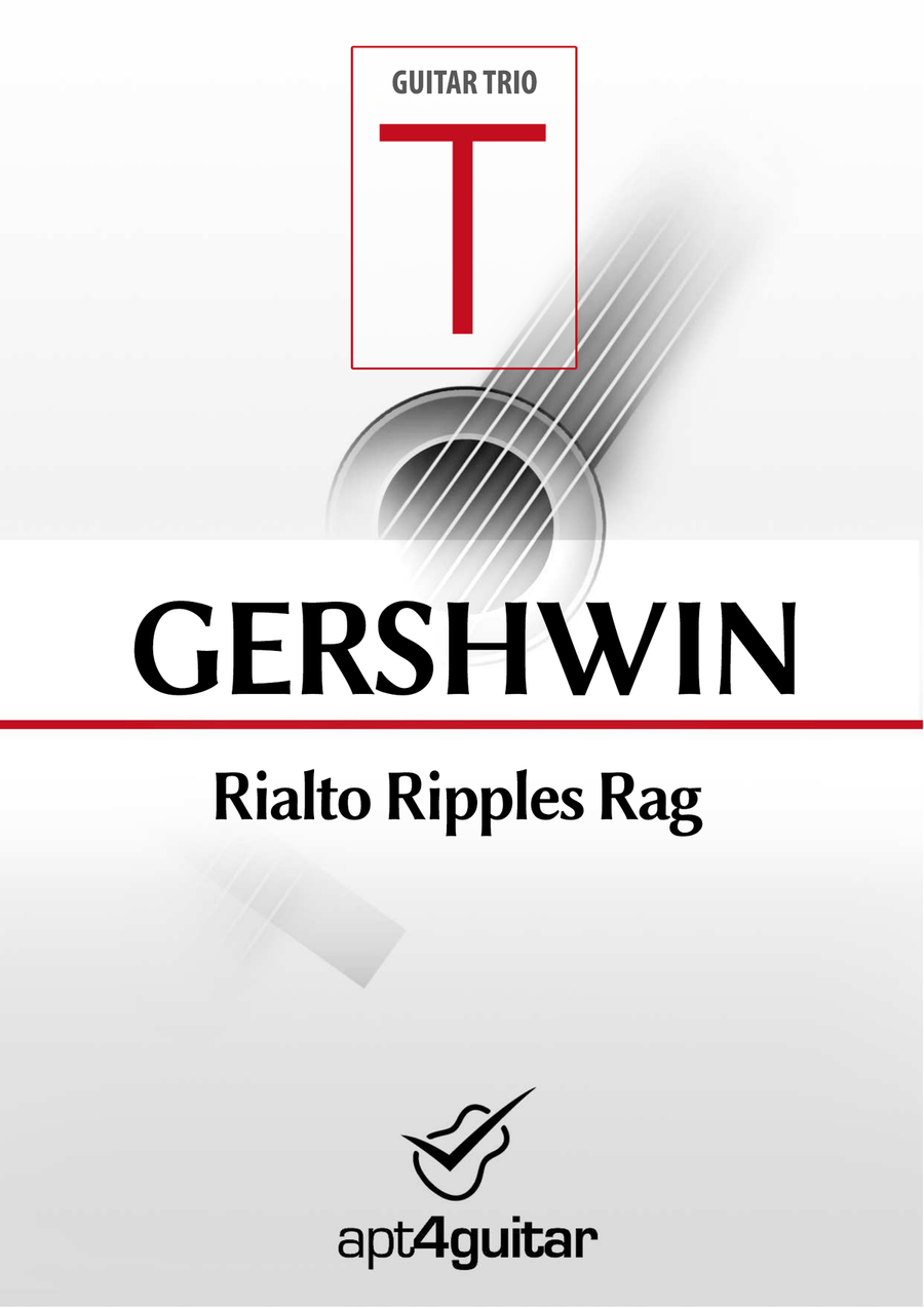 Rialto Ripples Rag by George Gershwin - Guitar Ensemble - Intermediate ...
