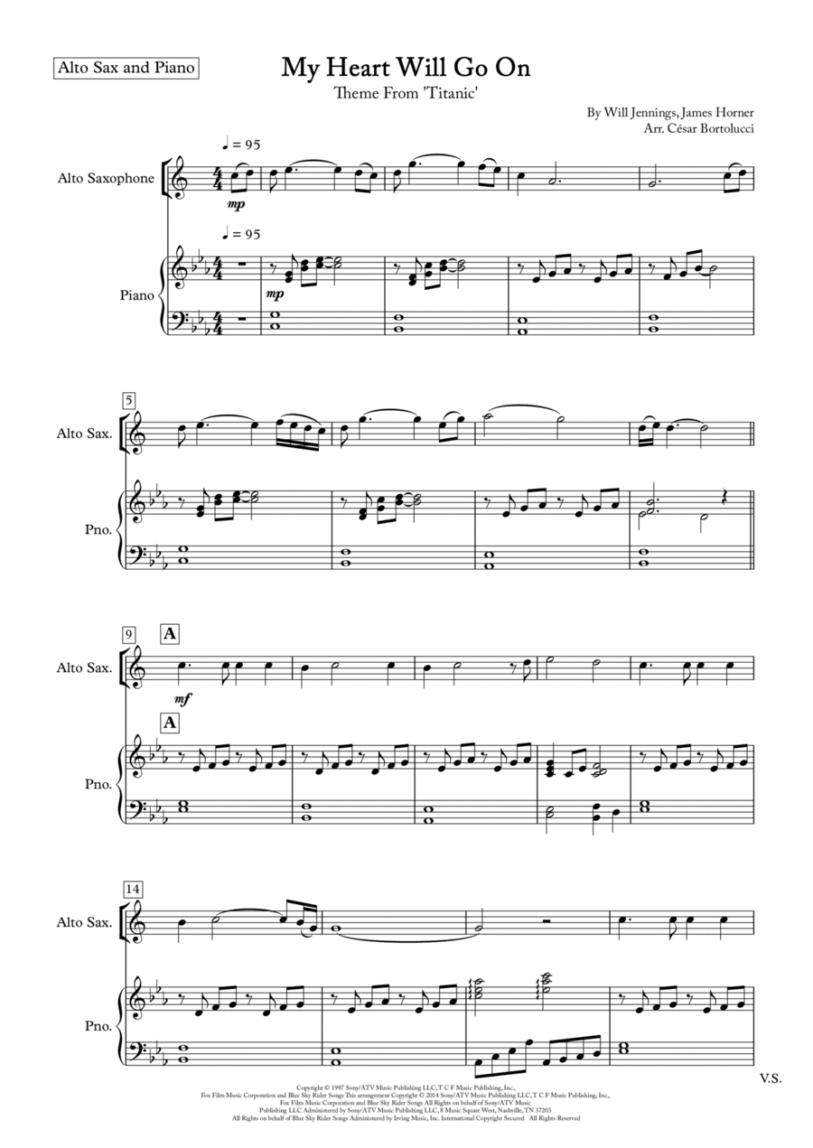 Titanic saxophone clearance