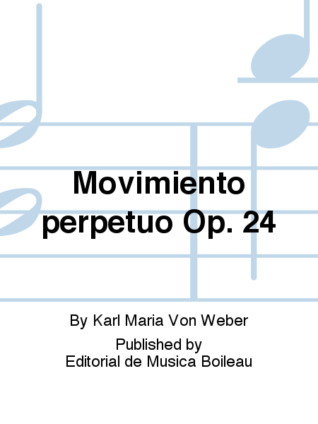 Movimiento perpetuo Op. 24 - Piano Solo - Sheet Music