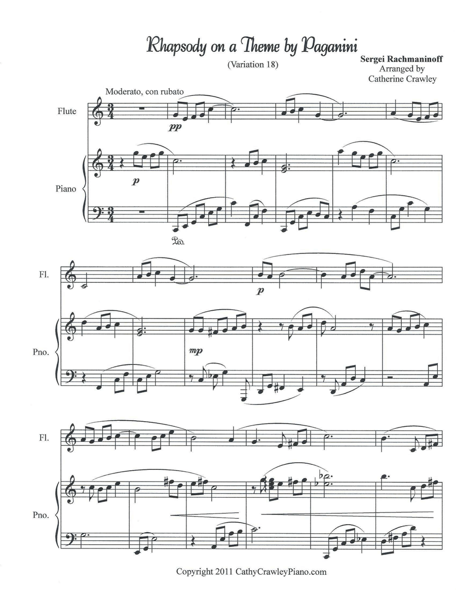 Rhapsody on a theme of paganini deals