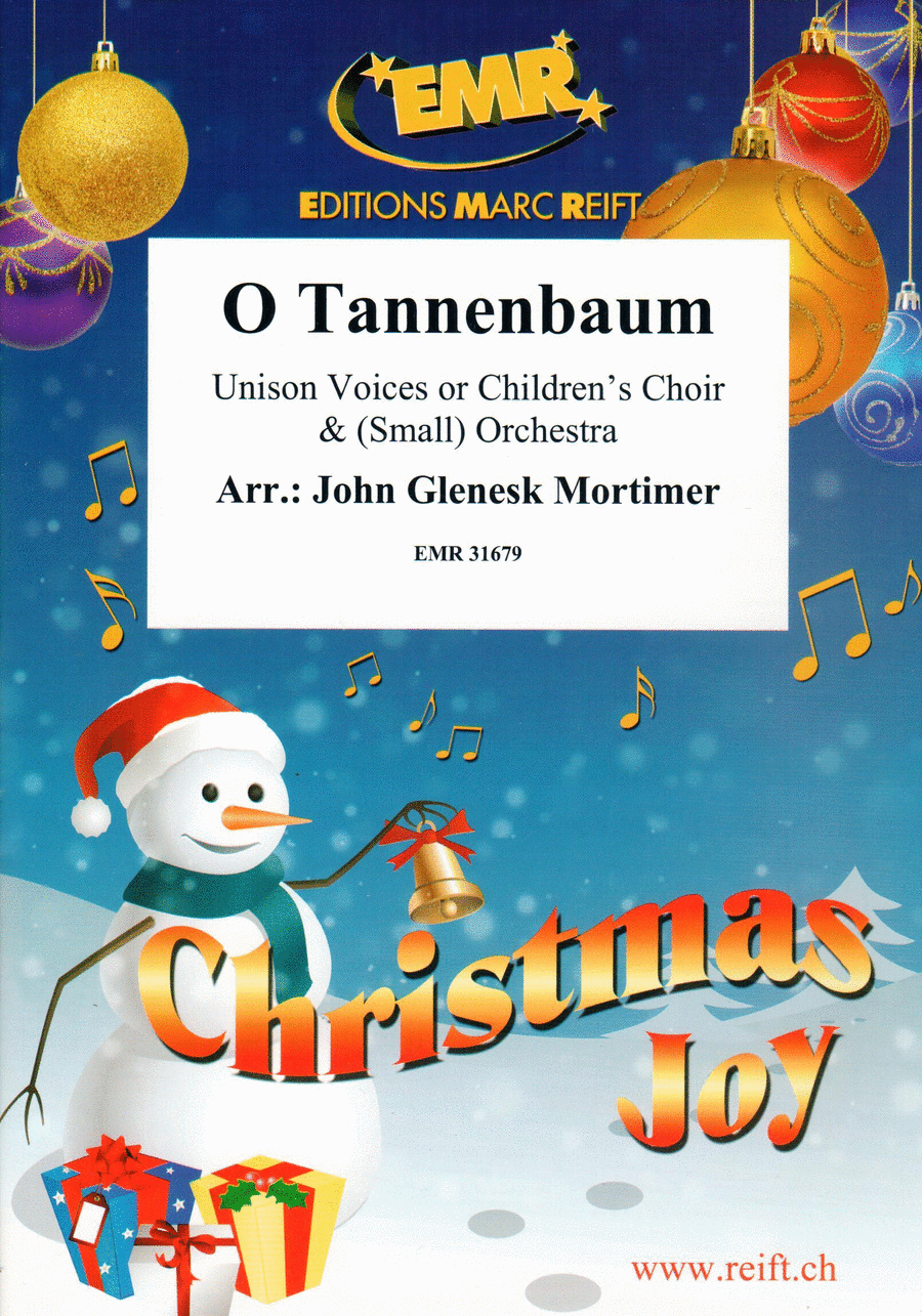 O Tannenbaum by John G. Mortimer Unison Choir Sheet Music Sheet