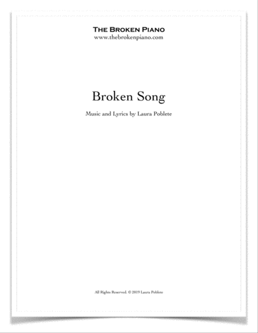 Broken - Peom/Song lyrics