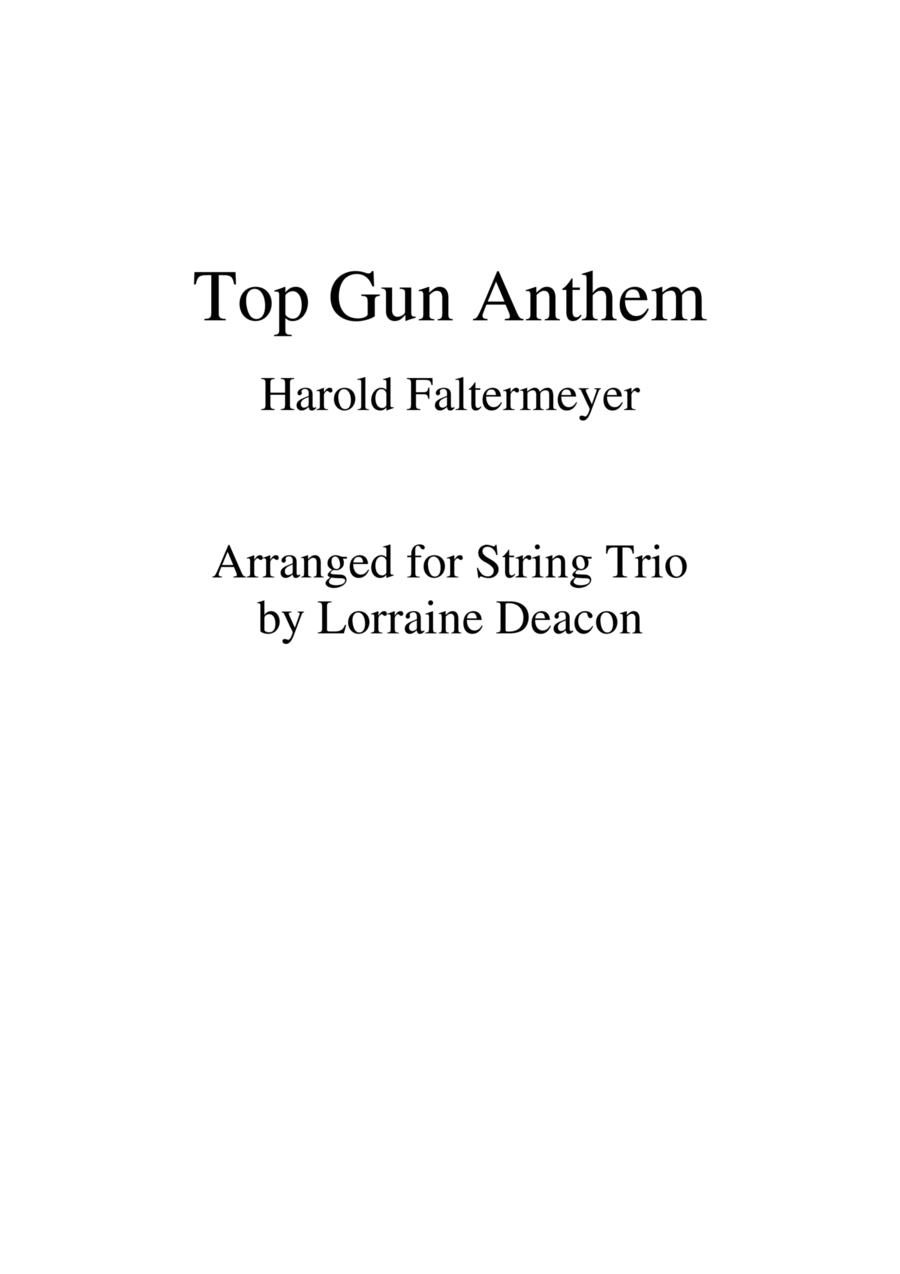 Top Gun Anthem — Harold Faltermeyer