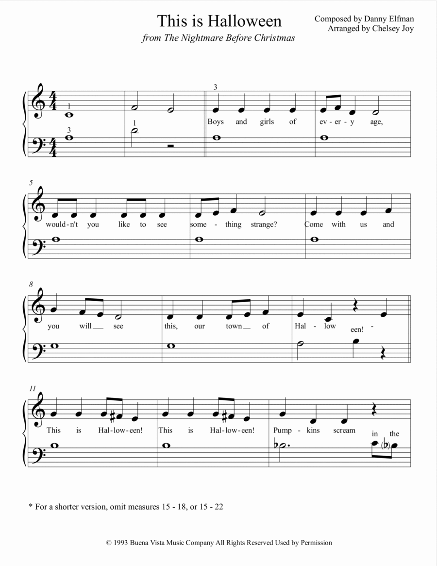 Halloween And Christmas Face Off In Today's Piano Game