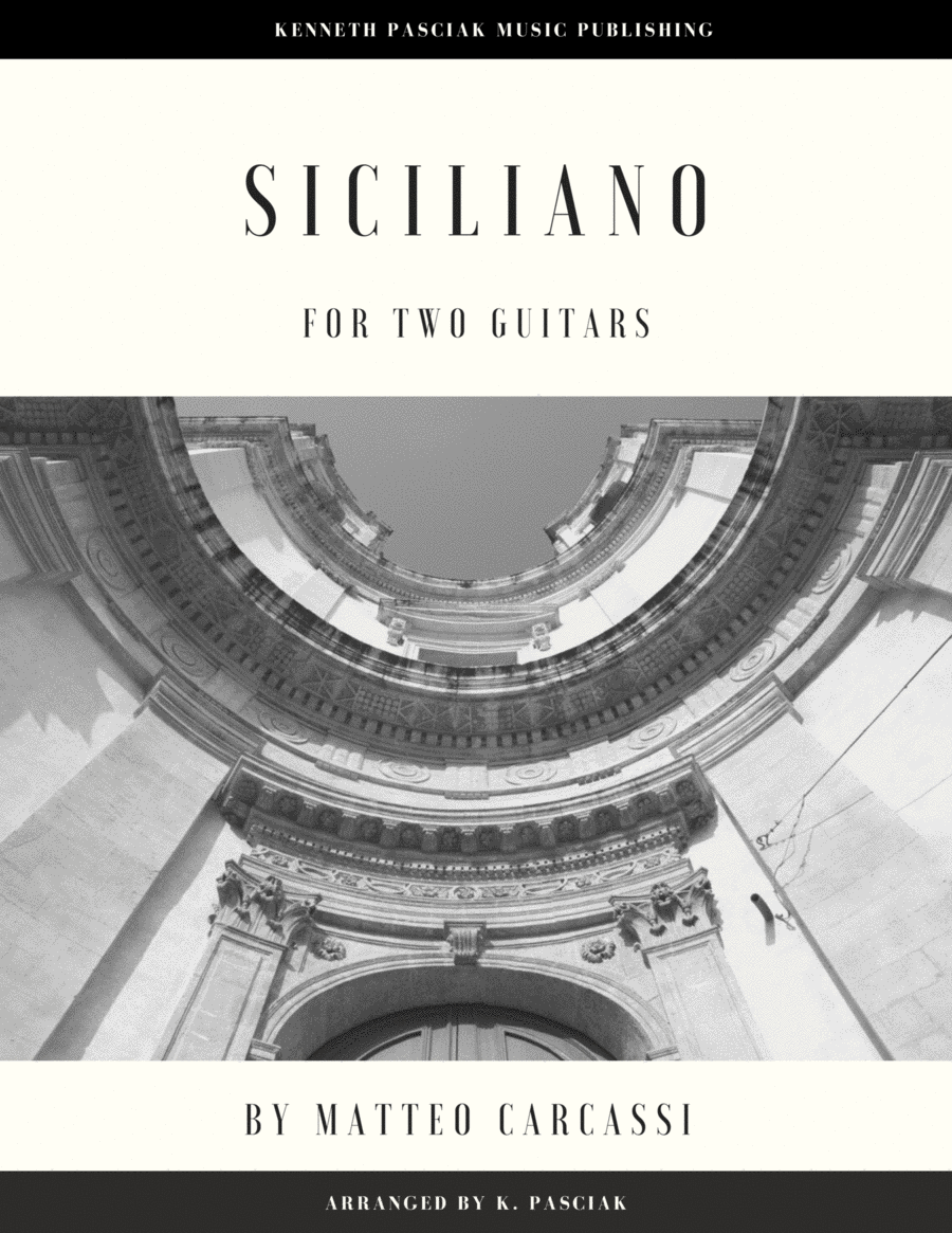 Free Siciliana by Matteo Carcassi sheet music