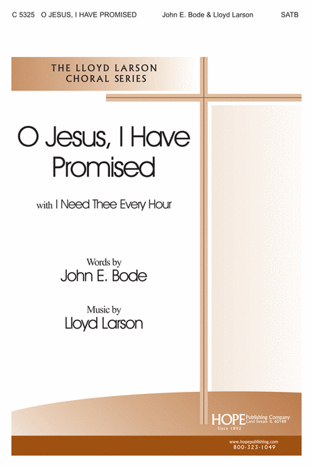 O Jesus, I Have Promised (2-part choir - (Soprano and Tenor) (arr