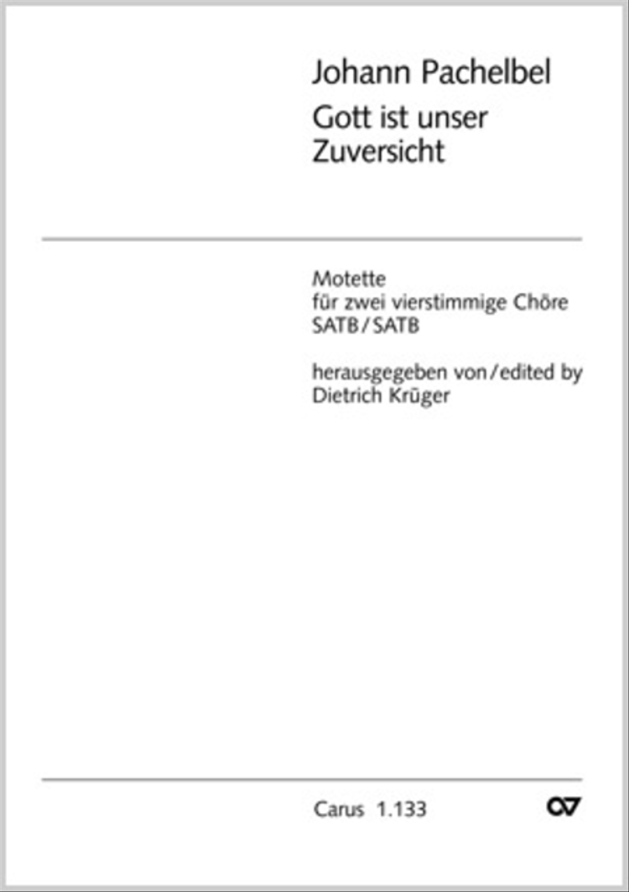 Gott ist unser Zuversicht und Starke by Johann Pachelbel - 4-Part ...
