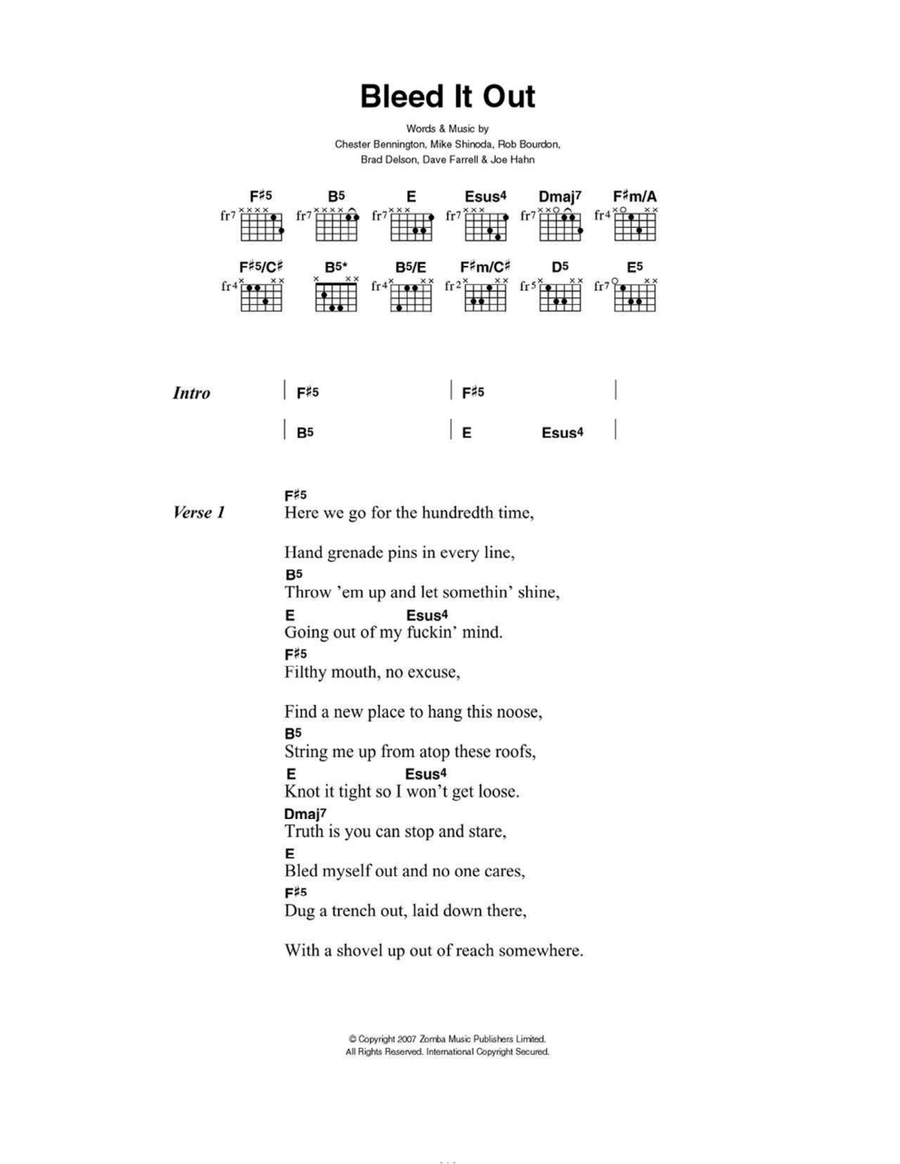 Fighting Myself – Linkin Park Sheet music for Drum group (Solo