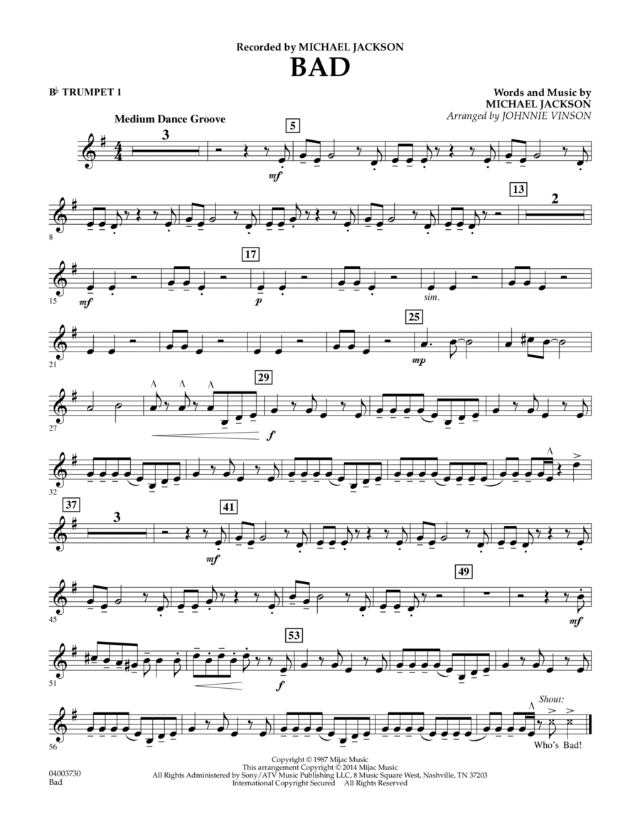 Mad World - Bb Trumpet Sheet music for Trumpet in b-flat (Solo)