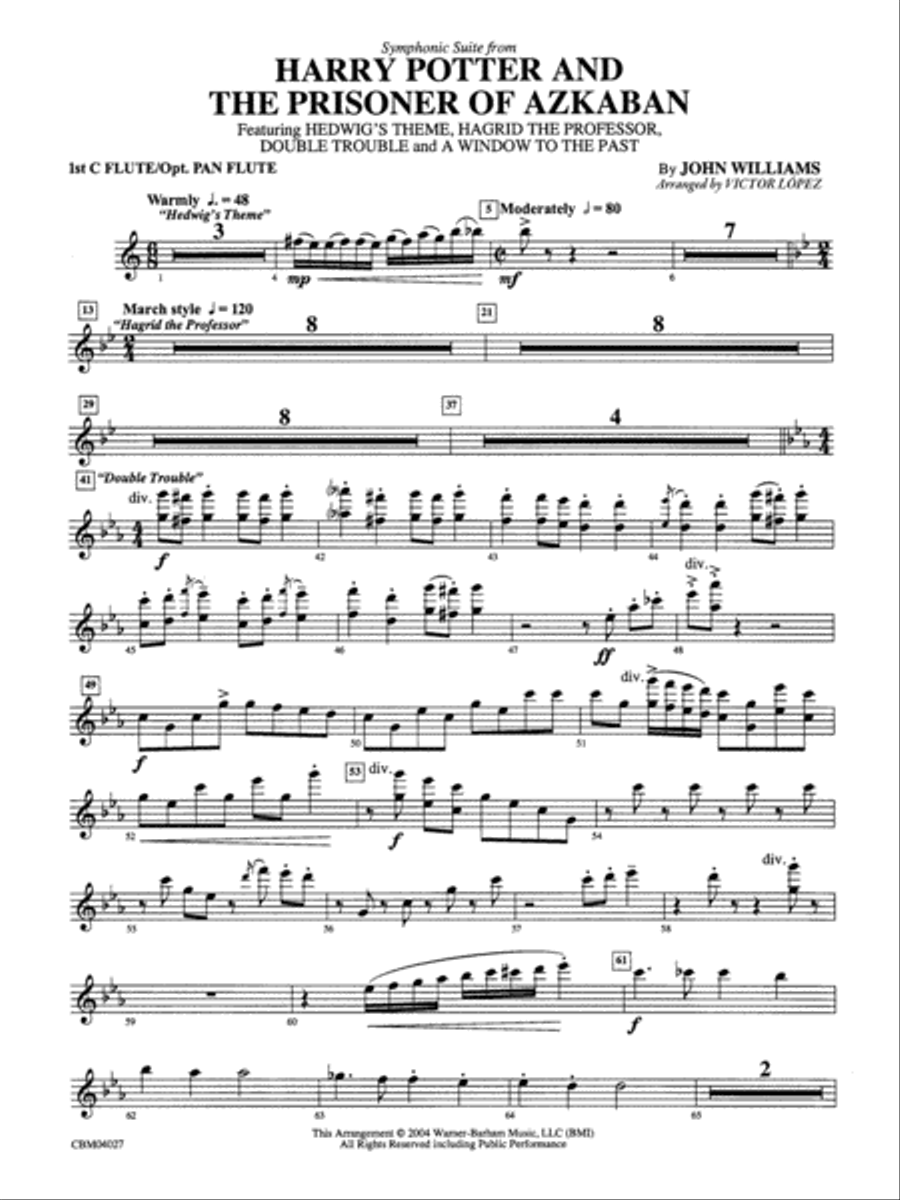 吹奏楽輸入合奏譜】The Coplete Harry Potter