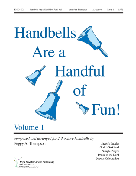 Handbells Are a Handful of Fun Volume 1 by Various - 3-Octaves - Sheet Music