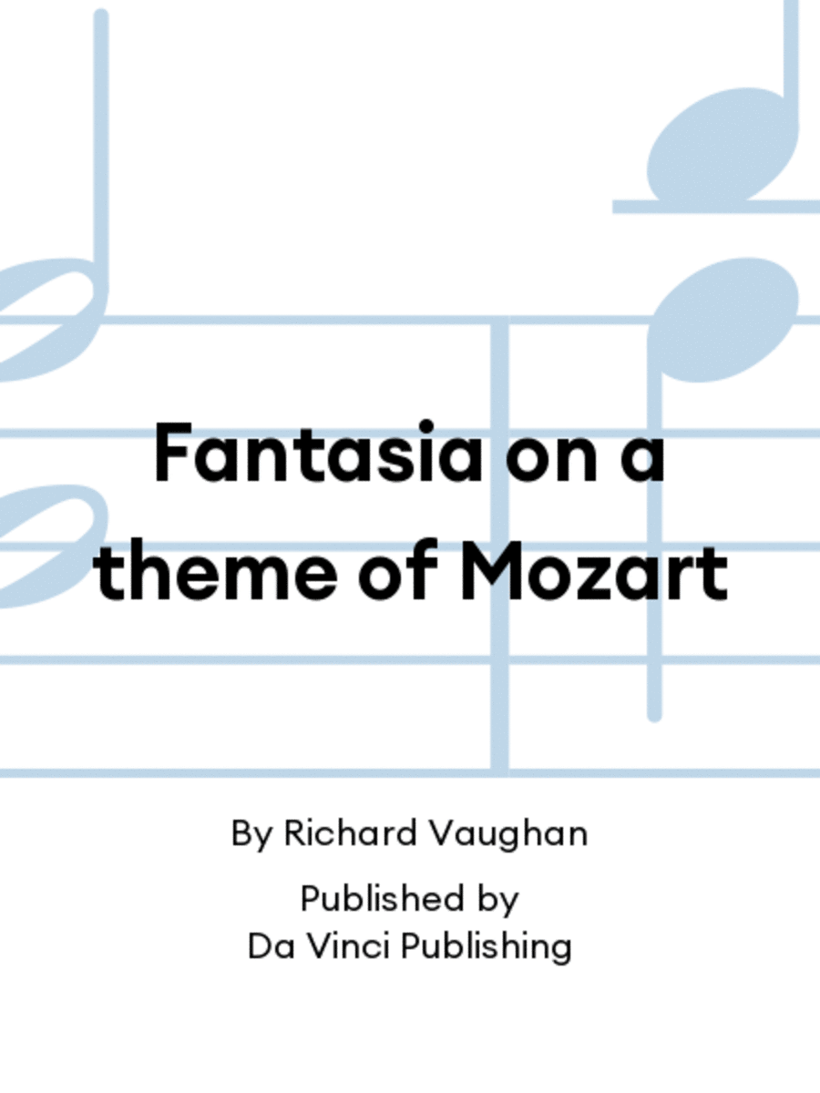Fantasia on a theme of Mozart Classical Guitar Sheet Music Sheet Music Plus