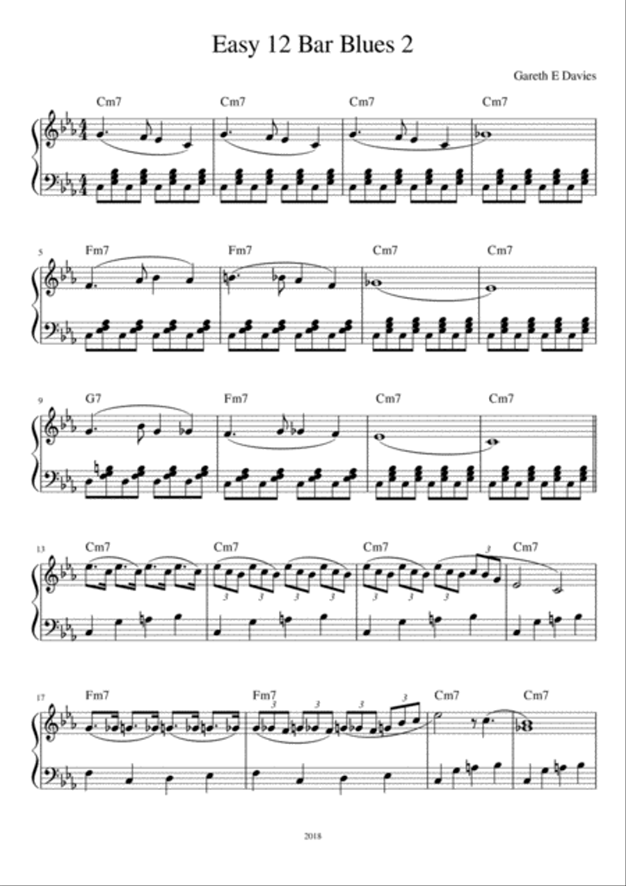 Easy 12 bar blues discount