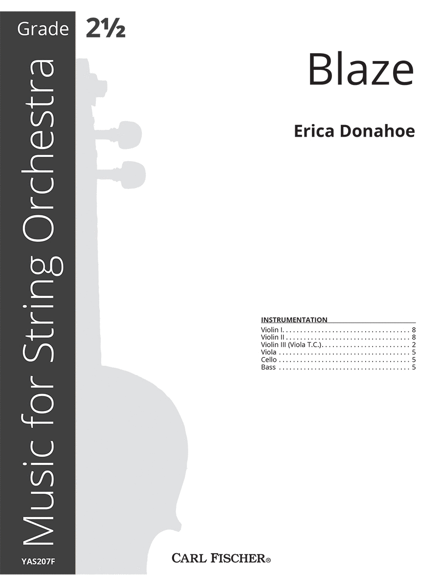 Blaze - String Orchestra - Grade 2 Sheet Music | Sheet Music Plus