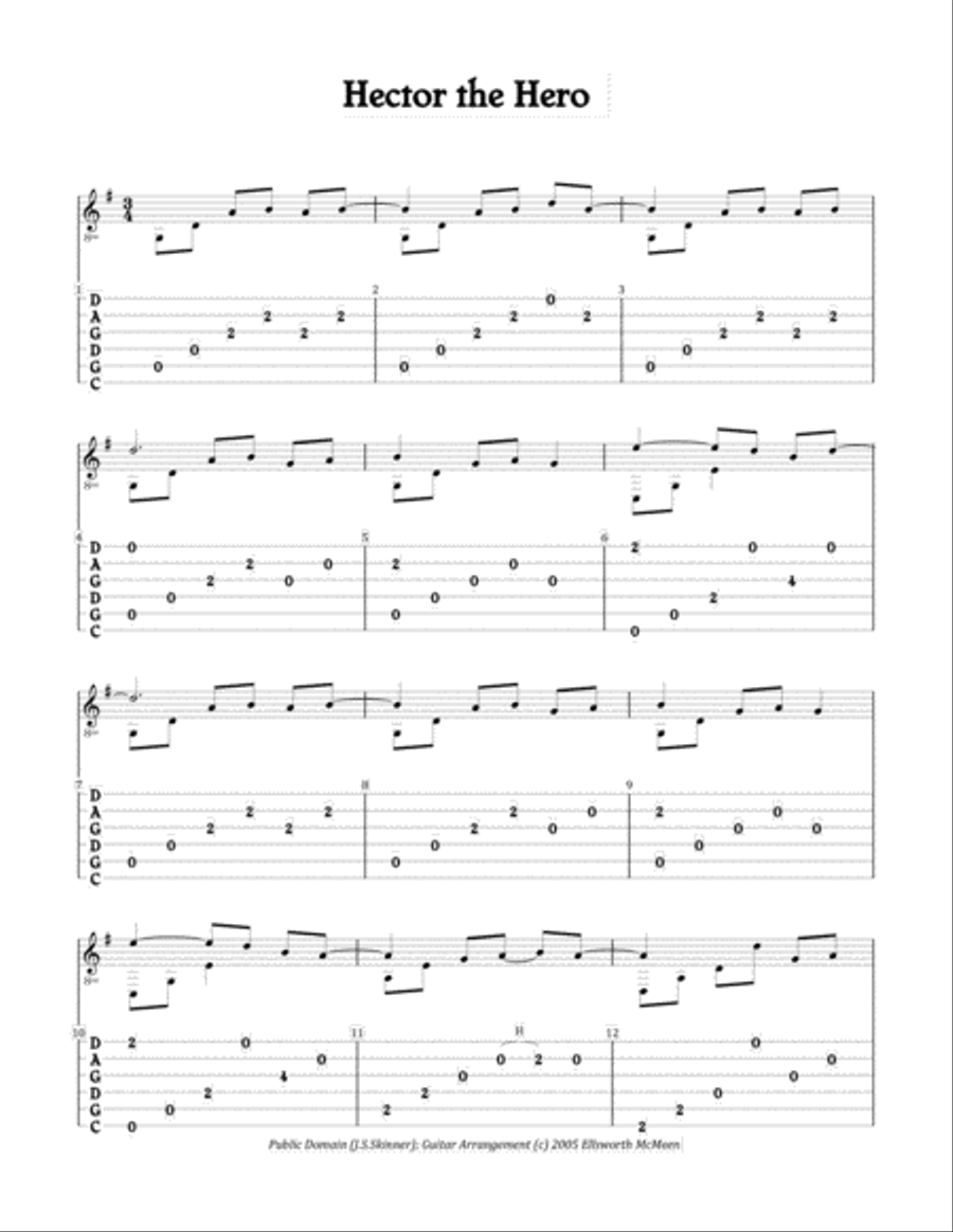 Fingerstyle Hymns Volume 6 Guitar TABs and Sheet Music