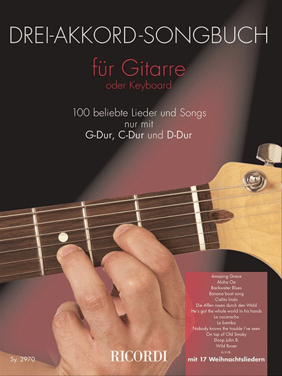 3 Akkord Songbuch Guitar Sheet Music Sheet Music Plus