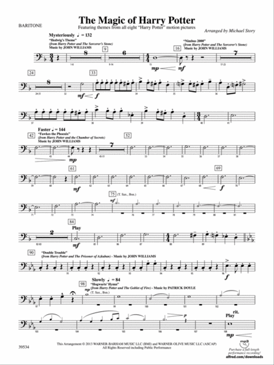 Afterlife: Baritone B.C.: Baritone B.C. Part - Digital Sheet Music