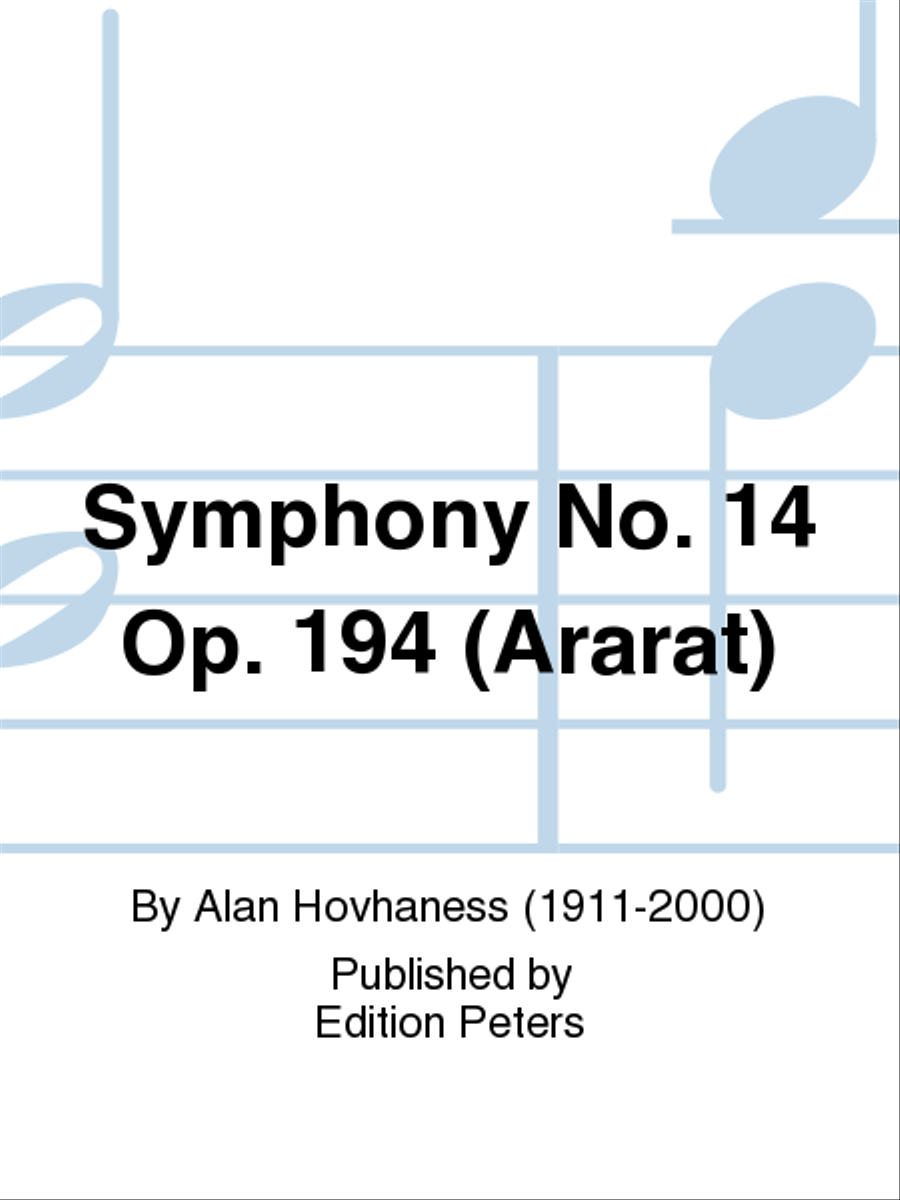 Symphony No. 14 Op. 194 (Ararat) Concert Band scores gallery preview page 1