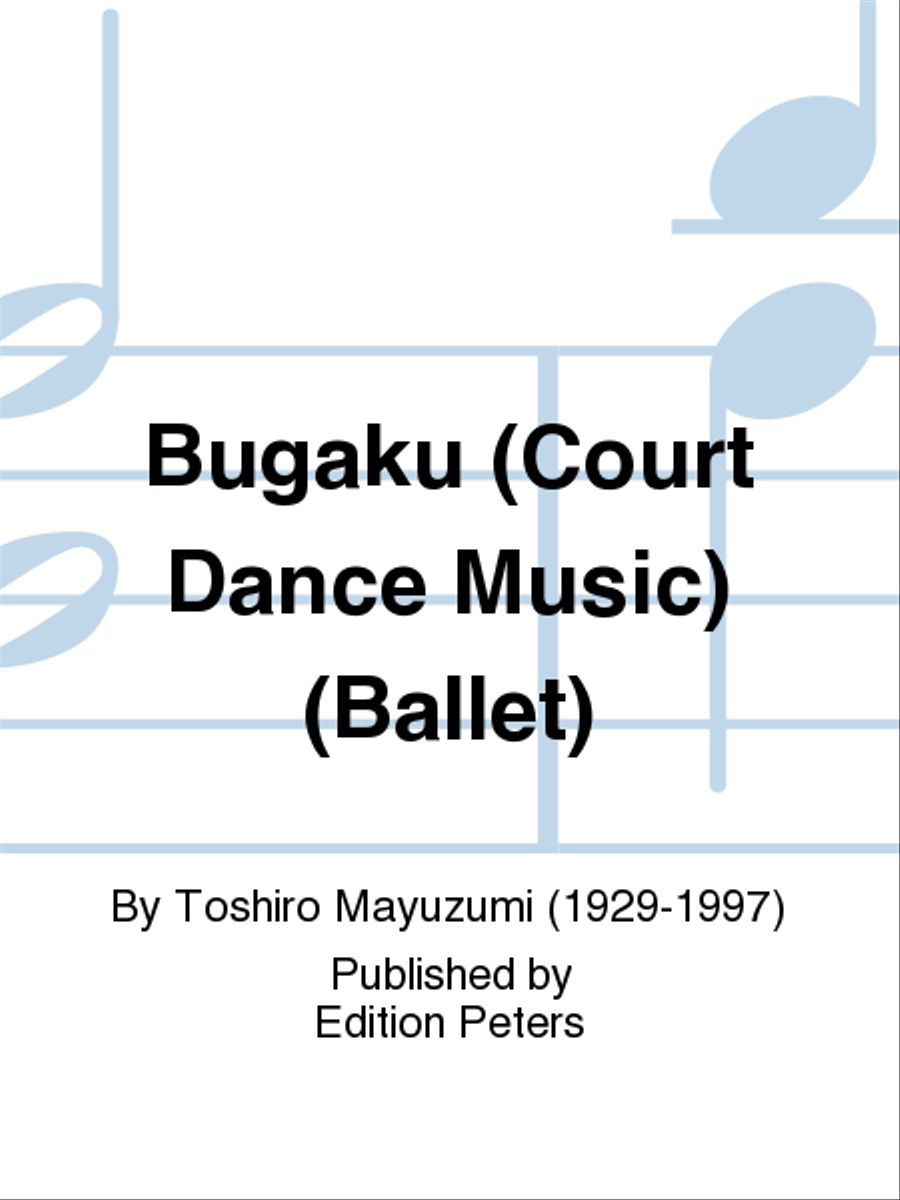 Bugaku (Court Dance Music) [Full Score] Harp scores gallery preview page 1