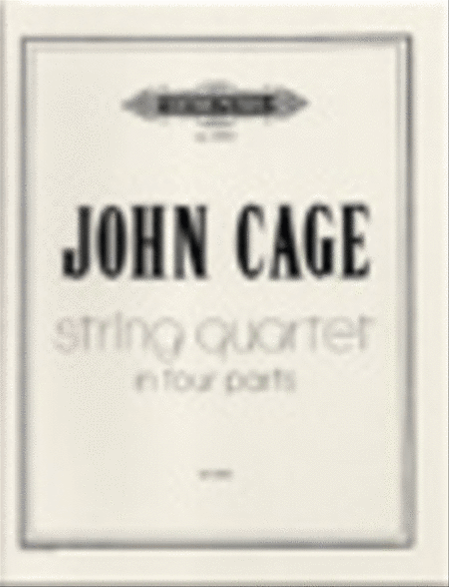 String Quartet in Four Parts (Score) Cello scores gallery preview page 1