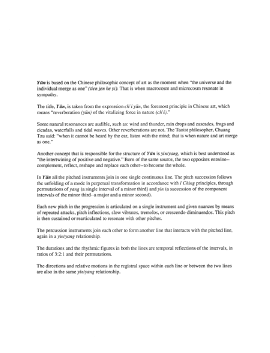 Yün (Score) Yün (Score) Clarinet scores gallery preview page 5