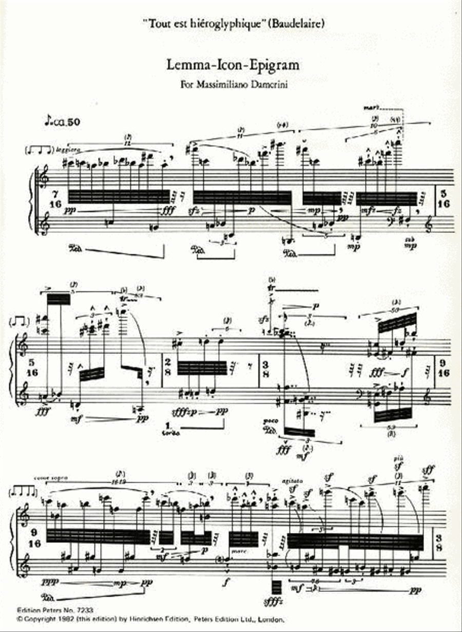 Lemma-Icon-Epigram Piano Solo scores gallery preview page 2