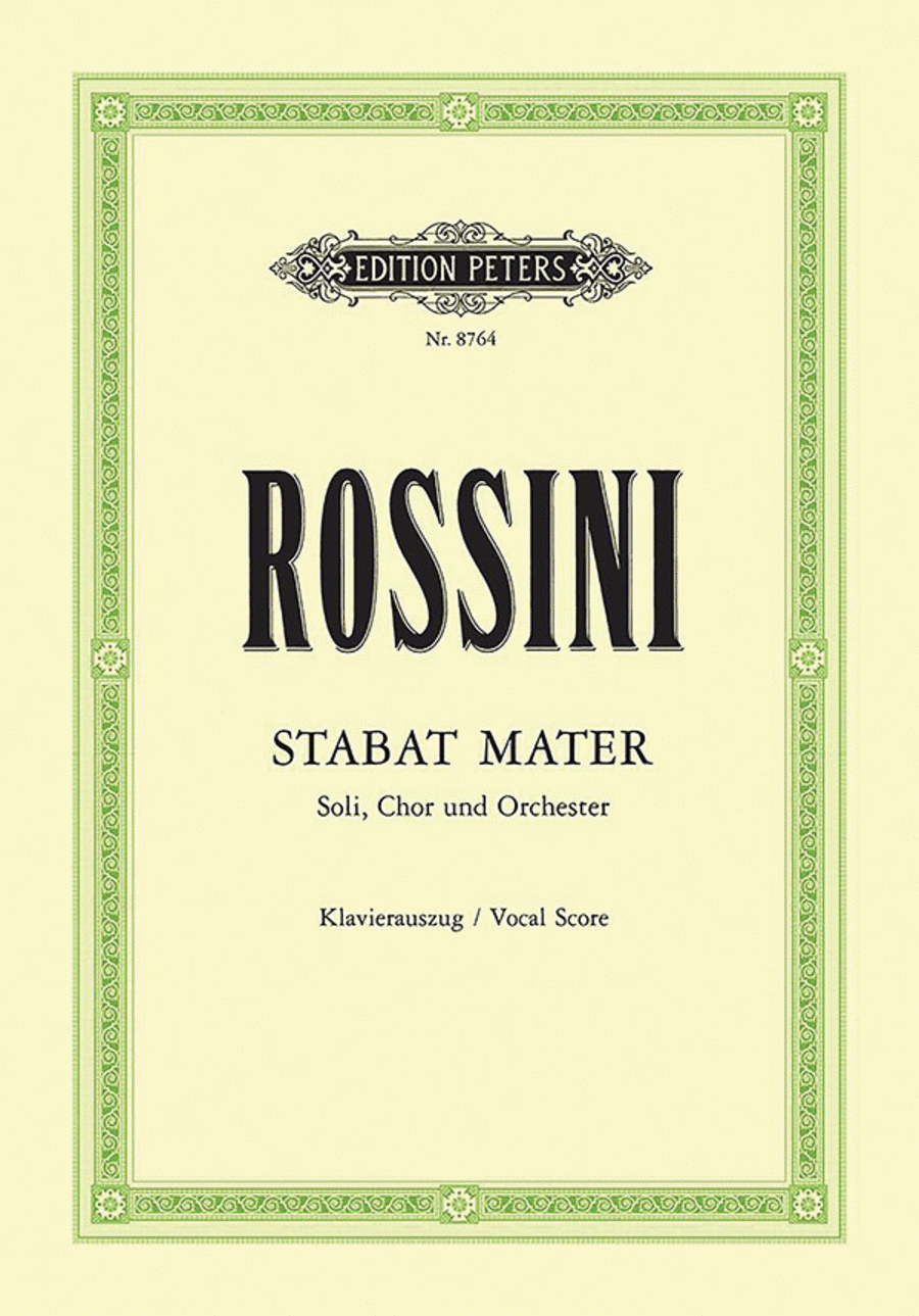 Stabat Mater (Vocal Score) Choir scores gallery preview page 1