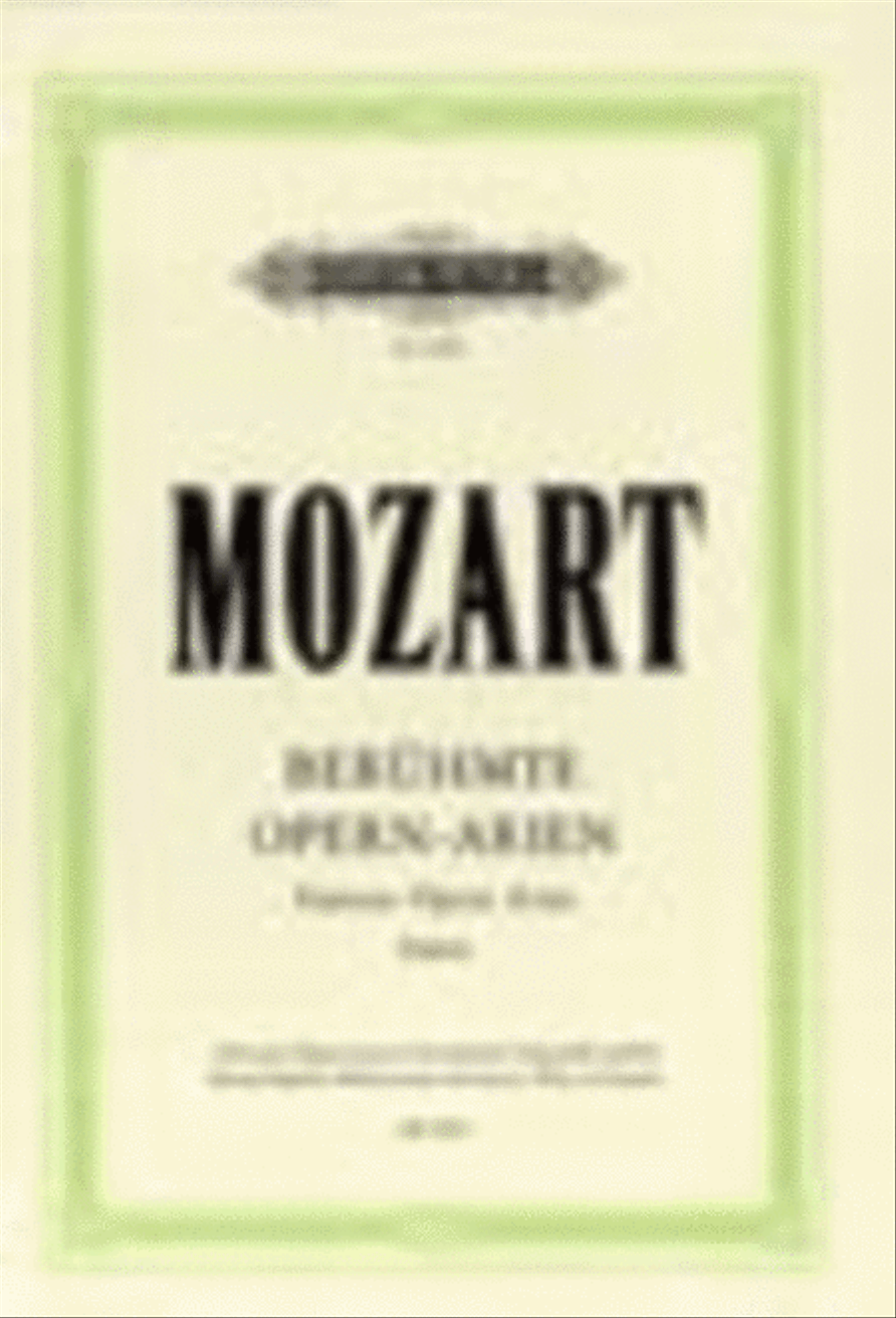 Famous Opera Arias for Soprano and Piano scores gallery preview page 1