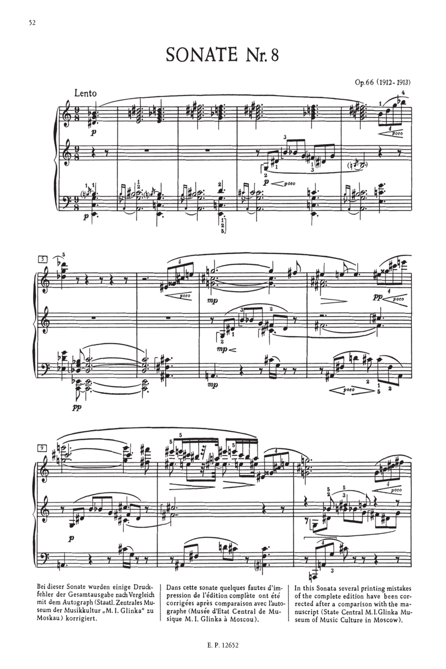 Selected Piano Works -- Sonatas Nos. 6-10 Piano scores gallery preview page 2