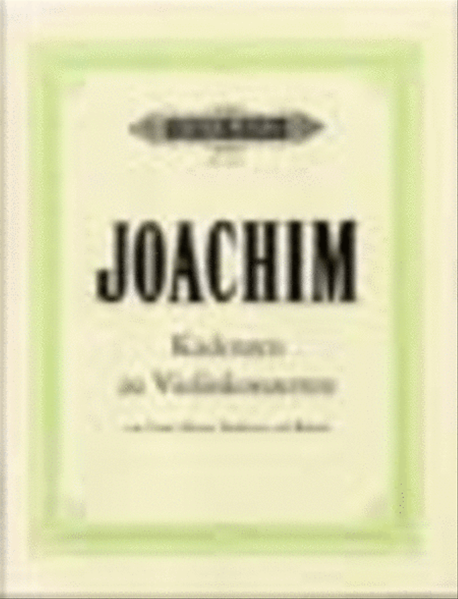 Cadenzas to Violin Concertos scores gallery preview page 1