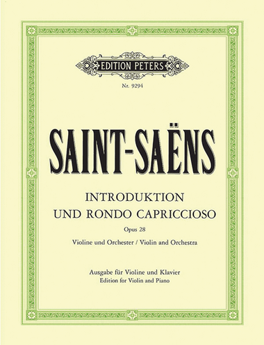 Introduction and Rondo capriccioso Op. 28 (Edition for Violin and Piano)
