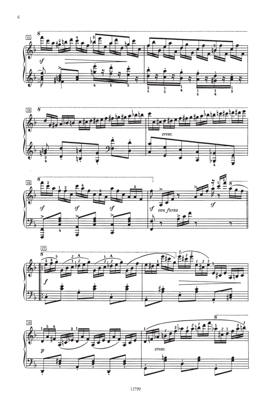 Theme and Variations Op. 1 'Abegg Variations' Piano scores gallery preview page 2